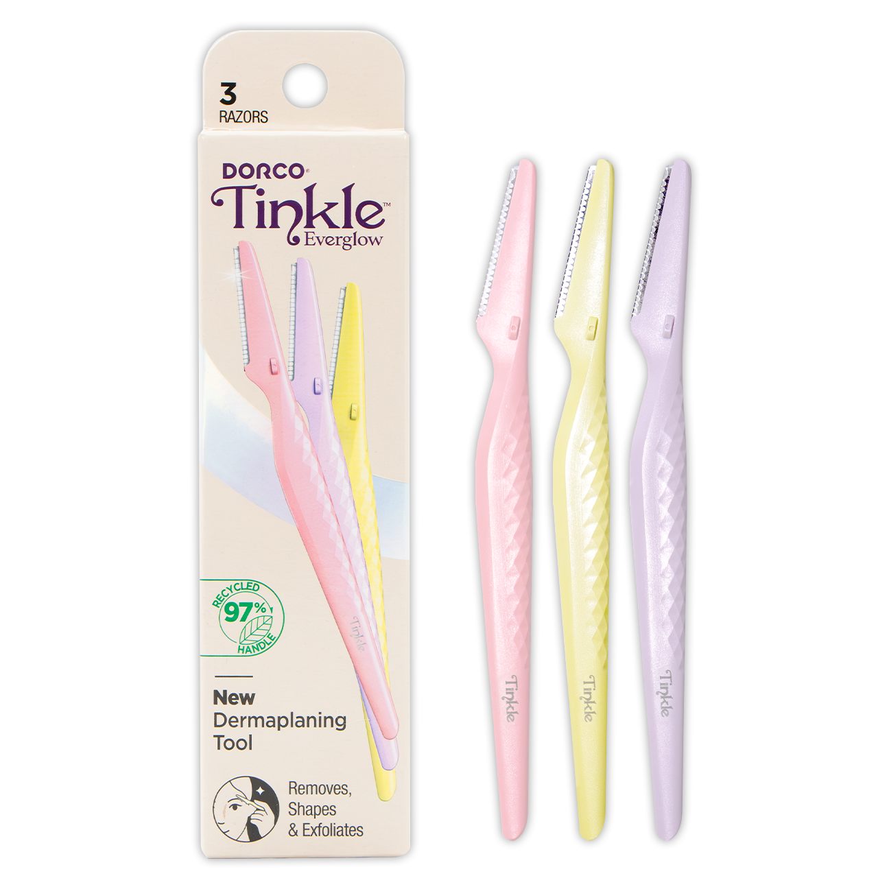 Tinkle 2 Everglow - The Dermaplanning Tool (3 blades)