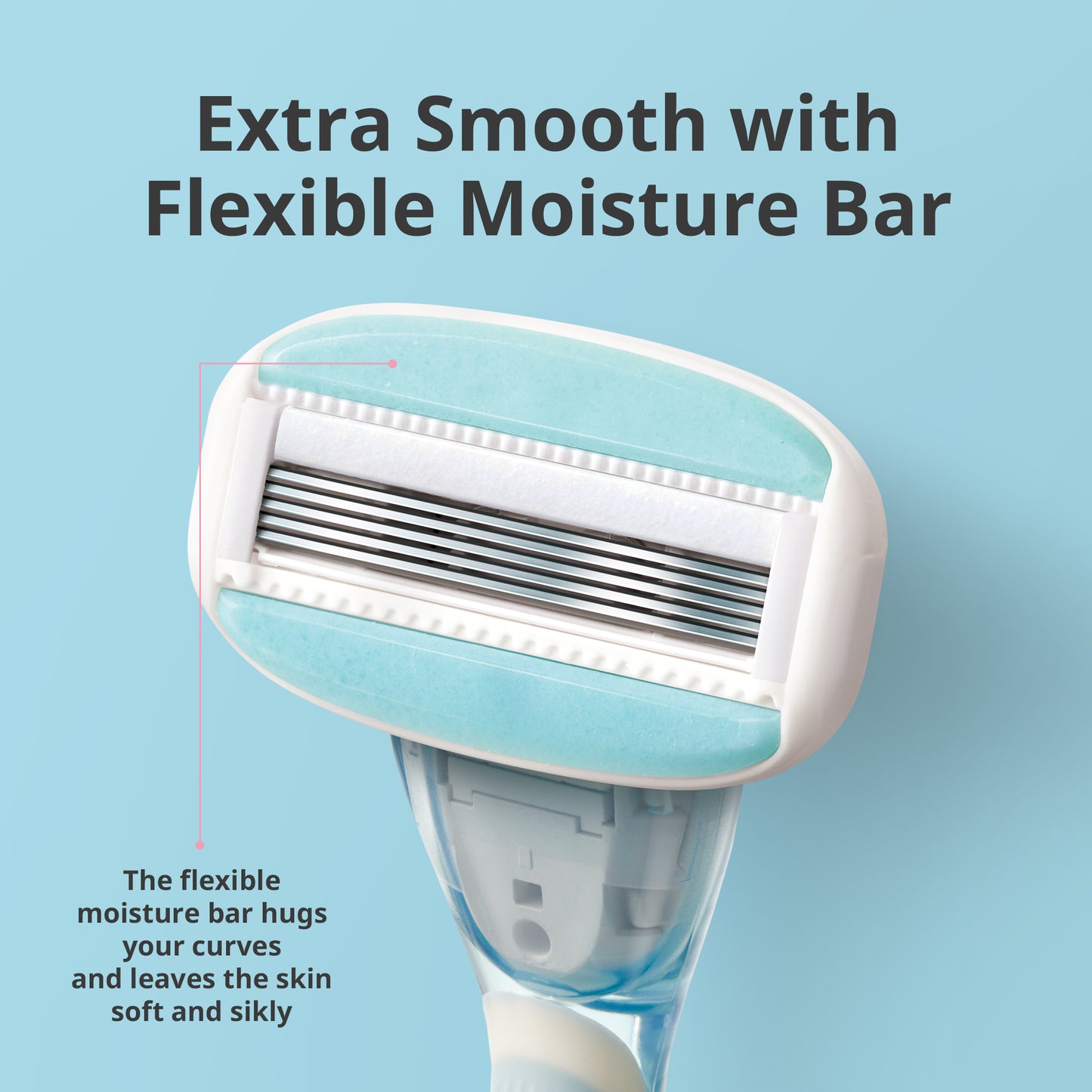 Dorco EVE 5 Razor Cartridges, 4 Refills