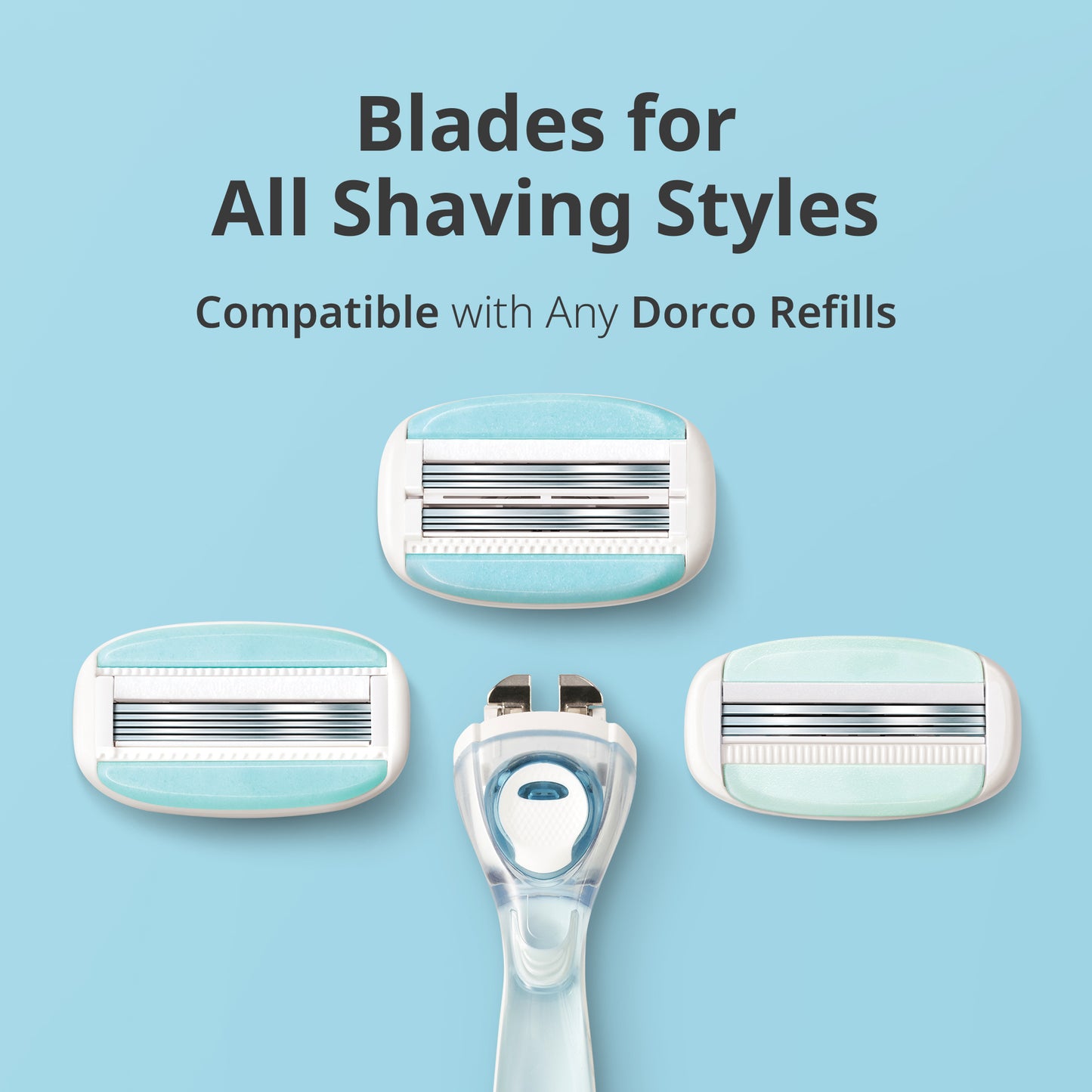 Dorco EVE 6 Razor Cartridges, 4 Refills