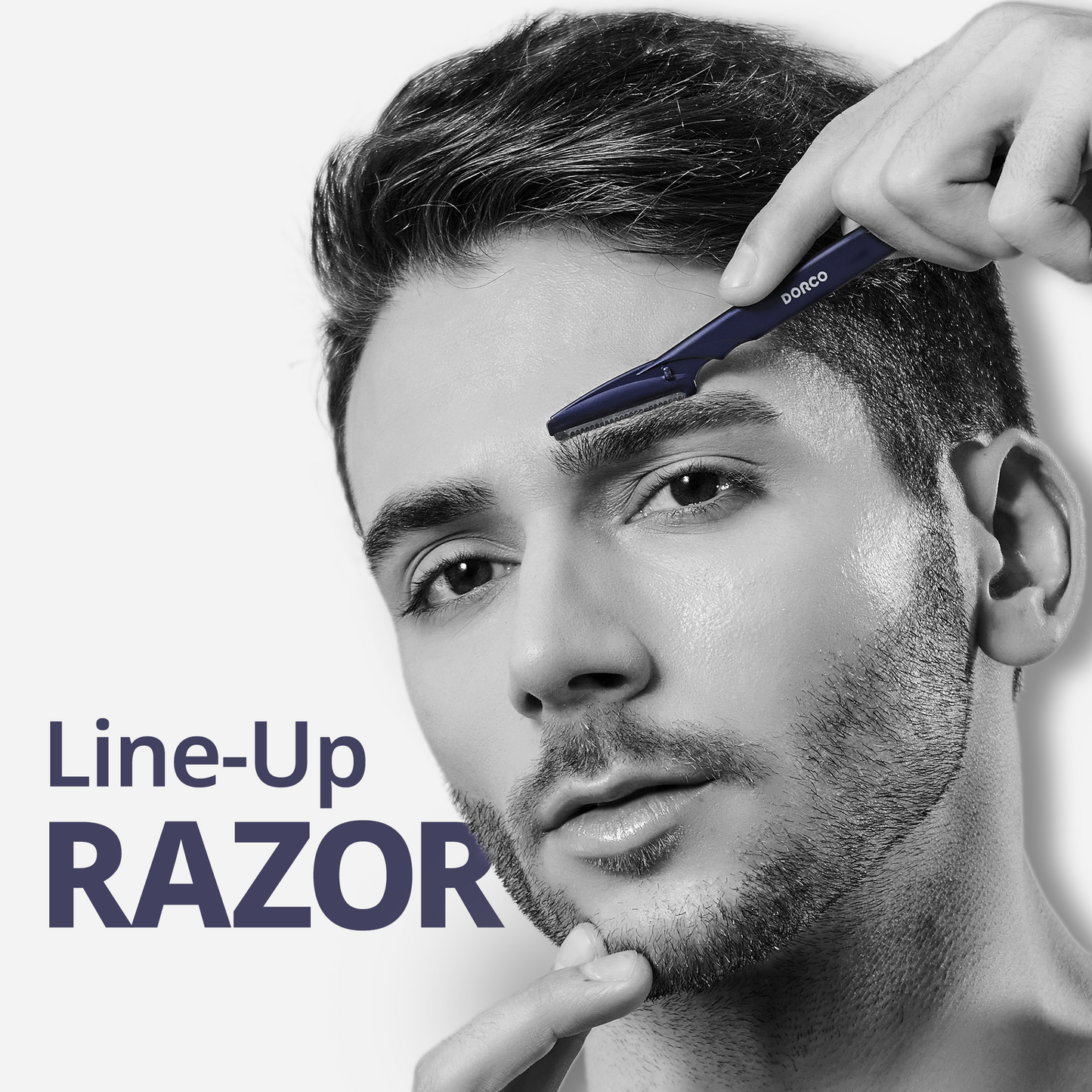 Dorco Line-up Eyebrow Razor for Men , 3 PCS