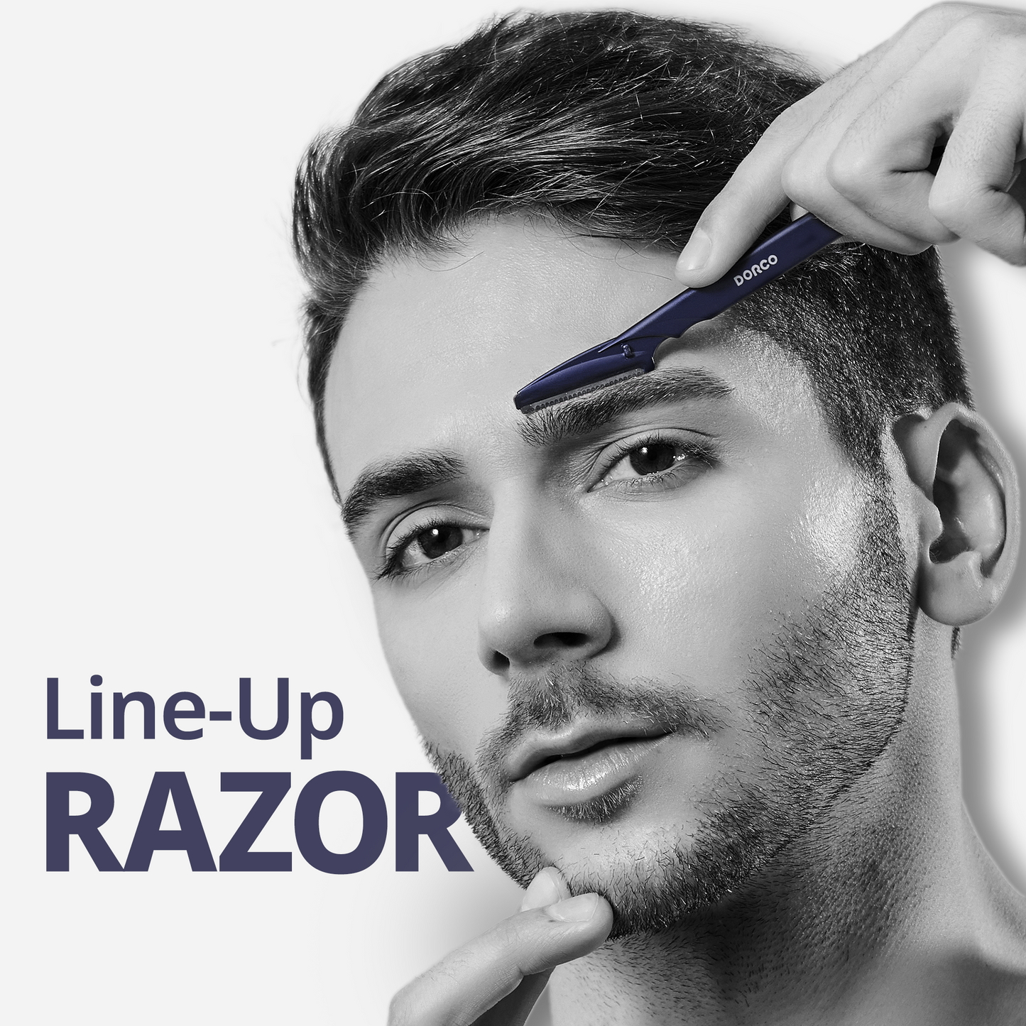 Dorco Line-up Eyebrow Razor for Men , 6 PCS