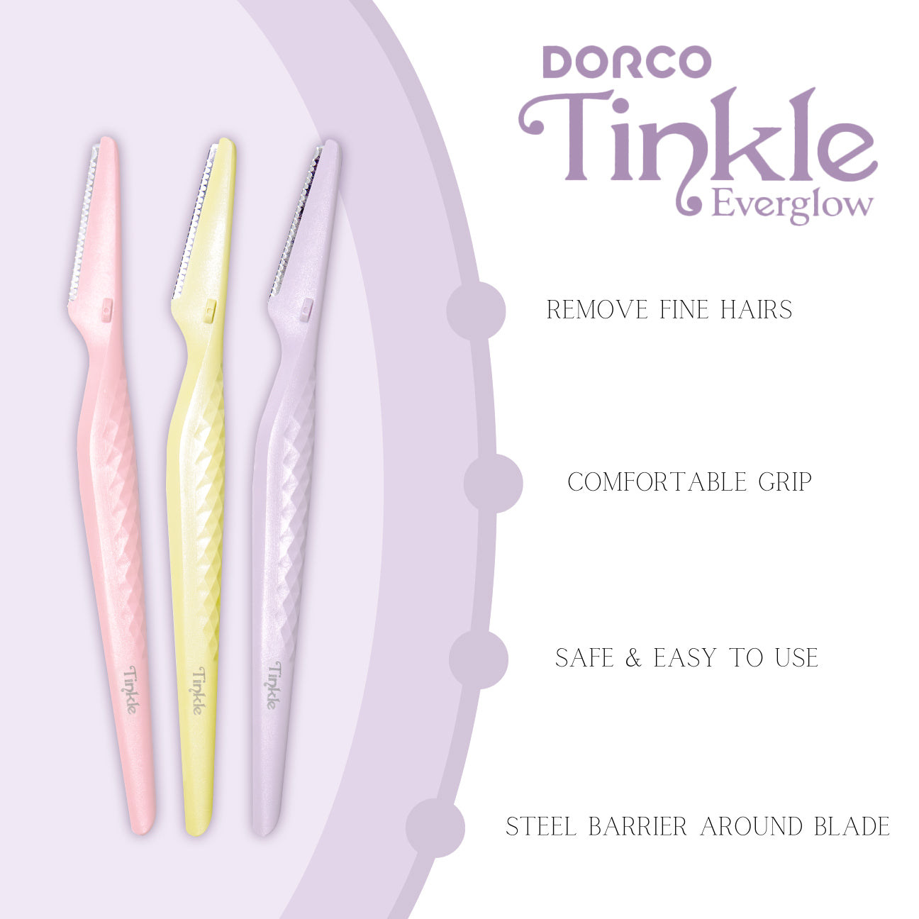 Tinkle 2 Everglow - The Dermaplanning Tool (3 blades)