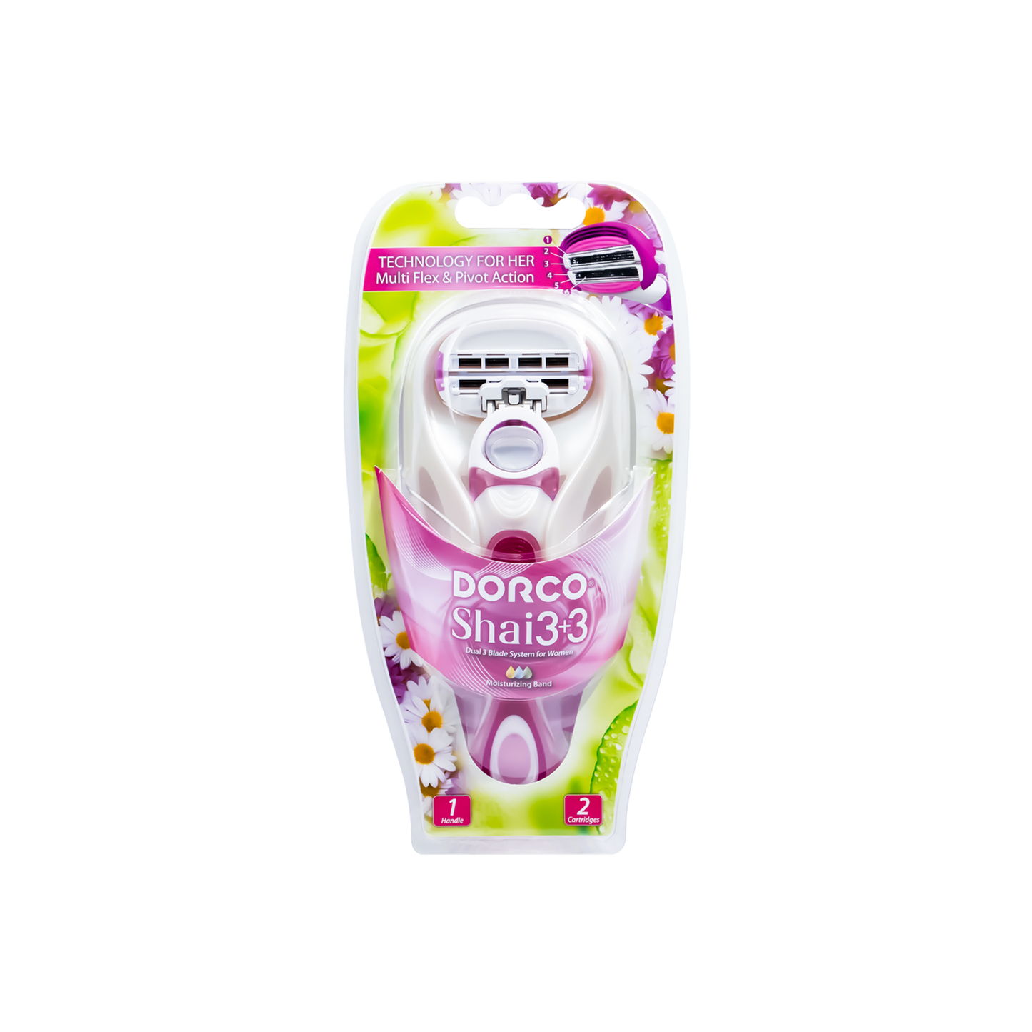 Dorco Shai 3+3- Six Blade Razor Shaving System
